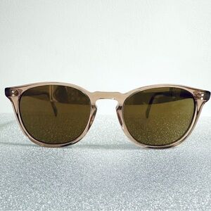 Used Oliver Peoples Sunglasses FRAME - Finely Vintage esq. sun, Light Brown